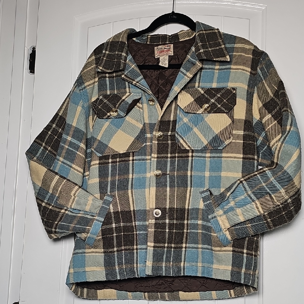 Fossil Sm Plaid Button-Up Shacket